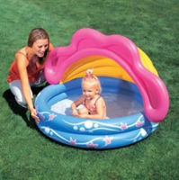Bestway piscină pentru copii cu protecție solară, D-142, H-86 cm