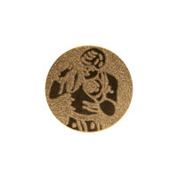 Eticheta pt cupa / medalie (1 buc.) "Box" d=25 mm 25-0103 (9695)