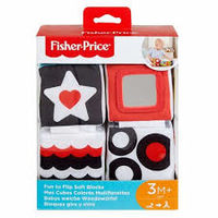 Мягкие кубики Fisher-Price Тропические друзья со звуком, код GFC37