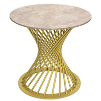 Журнальный столик Deco Felicia Cleaf Gold 500mm