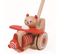 Деревянная игрушка-каталка "Самолетик" Classic World 10506