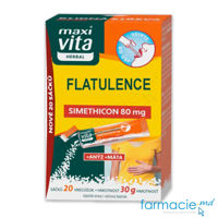 Flatulence (simeticona 80mg,extract de anason,menta) plic N20 MaxiVita