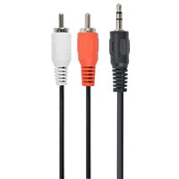 CCA-458/0.2    3.5mm stereo plug to 2 phono plugs 0.2 meter cable, Cablexpert