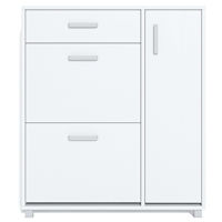 Raft pentru încălțăminte Fabrik Home №05 Комод-тумба обувная белый ясень