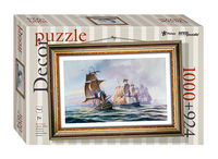 Mozaic „puzzle” 1000 + cadru „Sea Battle” (puzzle plastic), cod 40803