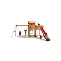 Teren de joacă Fungoo My_SPACE_XL Move+ / teak impr.