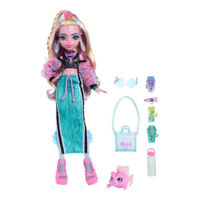 Кукла Mattel JHK33 Monster High, Lagoona Blue cu animalul de companie Neptuno