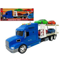 Игрушка Promstore 02755 Трейлер с 4 машинами 55X21X13cm