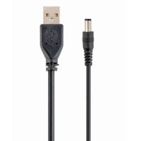 Cable  USB  AM/ power 3.5mm,  1.8 m, USB2.0, Cablexpert, Black, CC-USB-AMP35-6
