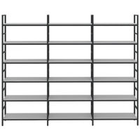 Офисный стеллаж Deco Raft arhiva modular M3 cu 6 nivele 294x34xH210cm