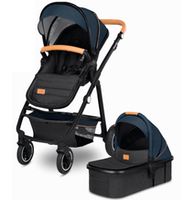 Lionelo Cărucior pentru copii Amber Blue Navy 2 in 1