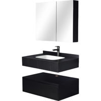 Шкаф под умывальник SanDonna Set 1016N (80cm) piatra sinterizata