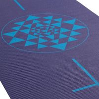 Covoras pentru yoga  Leela Collection Yantra blue