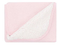 Хлопковое вязаное одеяло KikkaBoo Dream Big Pink