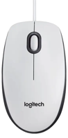 Mouse Logitech M100, White
