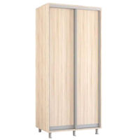 Dulap Mobildor-Lux Aron-P uși glisante din PAL (130x60x200H cm) Sonoma