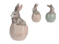 Сувенир пасхальный "Кролик в яйце" 13cm