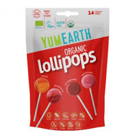 Organic Fruit Assorted Pops YumEarth Assorti, 14 buc