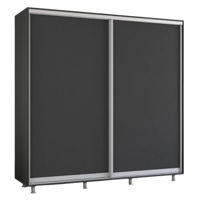 Dulap Mobildor-Lux Aron cu uși glisante (220x60x240H cm) Anthracite
