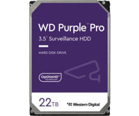 3.5" HDD 22.0TB-SATA-512MB Western Digital  "Purple Pro (WD221PURP)", Surveillance, CMR