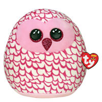 Jucărie de pluș TY TY39300 Bufniță roz Pinky 22cm