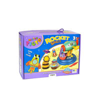 Набор для творчества Strateg 57155 Set de modelat Мистер тесто Rocket Space, 32buc