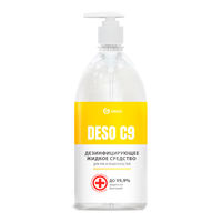 Deso C9 - Дезинфицирующее средство на основе изопропилового спирта 1000 мл с дозатором