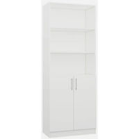 Шкаф Mobildor-Lux Комбинированный шкаф с полками Practik (80x40x210H см) Белый