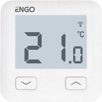 Термостат ENGO Controls E10-MBUSW, Wi-Fi, cu MODBUS, încorporat, white