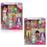 Păpușă Essa JX200-92 Set de joc Surpriza de Zi de Naștere, 30 cm, 2 modele