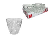 Набор стаканов для воды Dots Acqua 6шт, 260ml, прозрачный