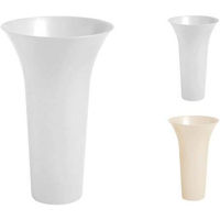 Ваза Бытпласт 45702 для цветов D18.5cm, H30cm, пластик