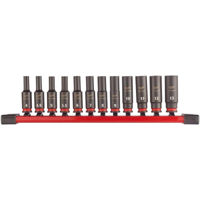 Набор головок, бит, насадок Milwaukee 4932480453 set chei tubulare de impact lungi, 1/4", 4-13mm, 12buc