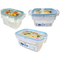 Контейнер для хранения пищи Snips 48046 Snipslock 3шт, 1.2l, 17.5x20x12.5cm