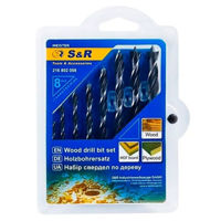 Сверло S&R 216802008 Set burghie pentru lemn Meister 8buc