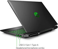 HP Pavilion Gaming 15 Shadow Black with Acid green pattern, 15.6" 144Hz IPS FHD 250 nits, i5-11300H, 4xCore, 3.1-4.4GHz, 16GB (2x8) DDR4 RAM, SSD 512GB M.2 PCIe