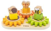 Игрушка Viga 44690 Joc educațional Roți dințate rotative