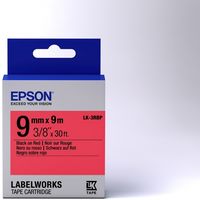 Tape Cartridge EPSON LK3RBP; 9mm/9m Pastel, Black/Red, C53S653001