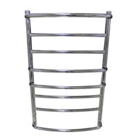 Uscător de prosoape Elna-Service Cascade-6, 610x530x185mm, inox, crom