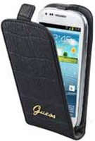 Чехол для Samsung Galaxy S3 Mini Guess Flip Croco Black