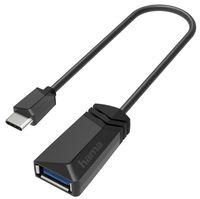 Кабель для моб. устройства Hama 200312 OTG USB-C Plug - USB Socket, USB 3.2 Gen 1,5 Gbit/s