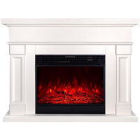 Șemineu electric ArtFlame Riga & Mirabela, 1020x1360x330 mm, Alb