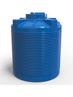 cumpără Rezervor apa 1000 L vertical, oval (albastru) cu stut D. 1/2