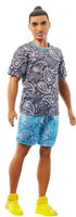 Кукла Barbie HPF80 Ken Fashionist în tricou cu imprimeu paisley