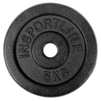 Гантель inSPORTline 12096 Disc d=30 mm metal 5 kg IN744 Castblack