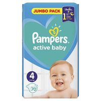 Pampers (4) Jumbo Maxi   N70