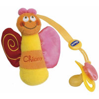 Suzetă Chicco 00583.00 Клипса для пустышки с игрушкой мягкой