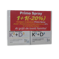 Primo Adult K2+D3 spray 1000UI+Primo Pediatric spray (- 20%) Promo set Infomedica