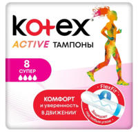 Kotex Active Super Tampons 8x24