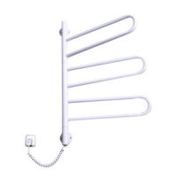 Uscător de prosoape Elna-Service Weathervane-3, 770х460х75мм, inox, alb